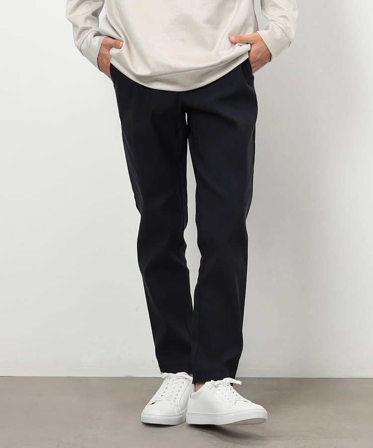 裏起毛 ストレッチ ツイル テーパード スラックス（47-50PI17-204