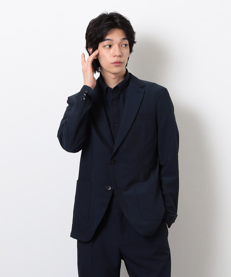 セットアップ対応】シアサッカージャケット（47-25JK09-205