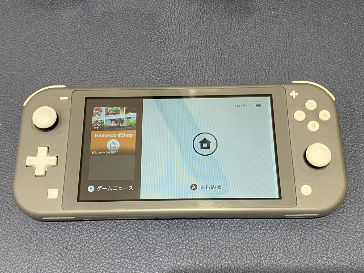 液晶不良が起こってしまったNintendo Switch lite（ニンテンドー
