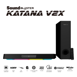 パワフルサウンドとRGBライティングで彩るサウンドバー「Sound Blaster