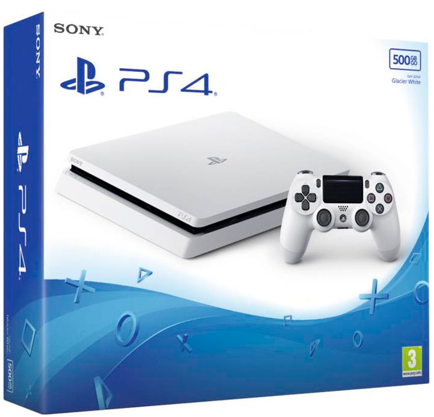 PlayStation 4 SLIM White (500 Gb, CUH-20XXA) 401665 купить в