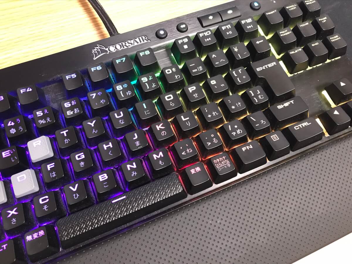 Corsair K65 RAPIDFIRE】超高速！！PCとPS4直挿しで使える銀軸の