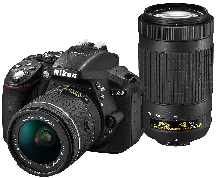 Nikon D5300 AF-P 運動会の撮影にGOOD 一眼レフカメラ D5300WZ3