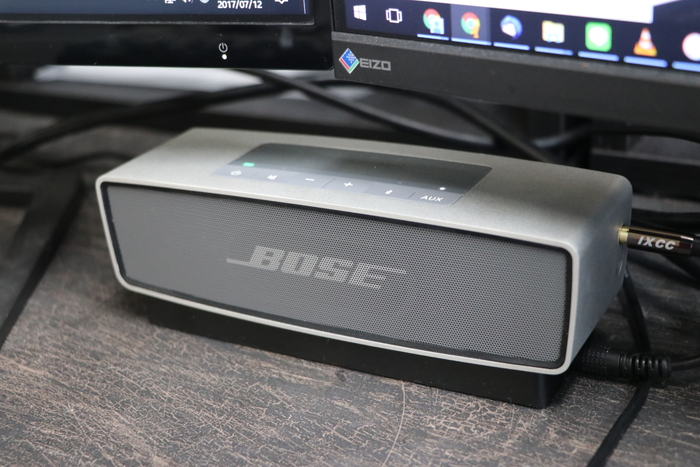 確かな音質と圧倒的な重低音を手のひらの上に。Bose SoundLink Mini