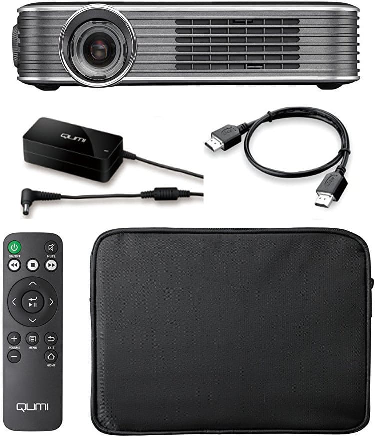 明るさかバッテリーか。VIVITEKのLEDプロジェクター「QUMI Q38」「QUMI