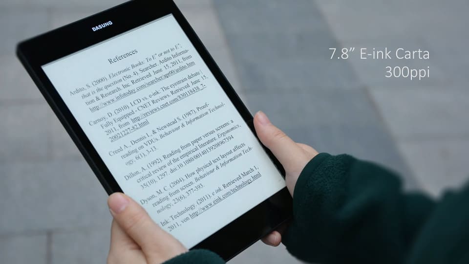 実用性高い。 DASUNG「Not-eReader」はモニターにもなるE-ink Android