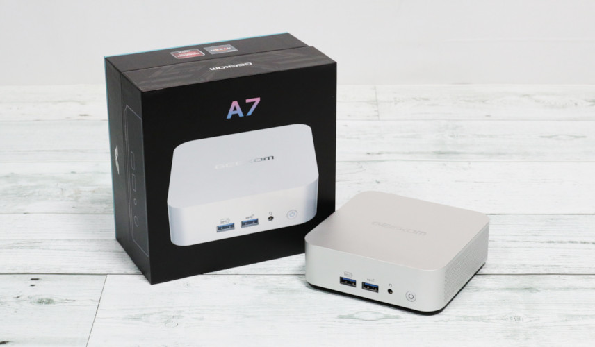 レビュー】 GEEKOM A7：Zen4なRyzen 9 7940HS搭載！4面アルミデザイン