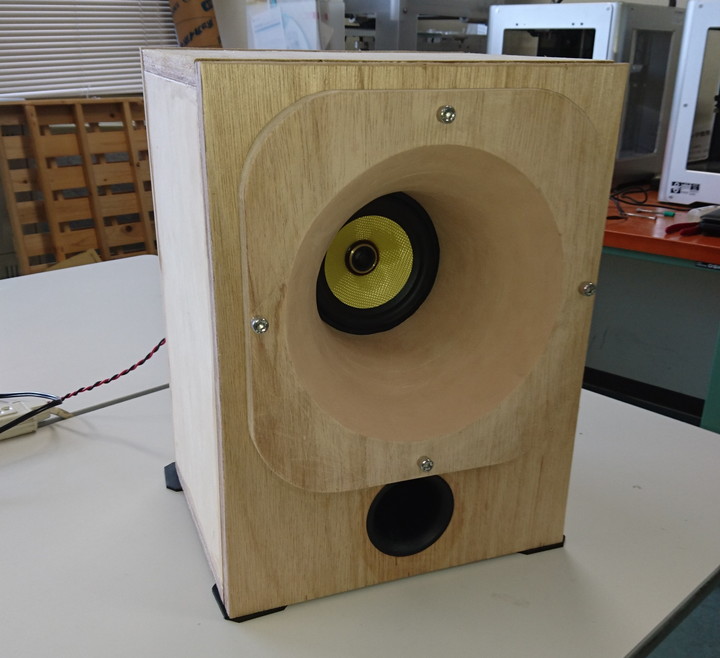 フロントロードホーンスピーカー – 学生室 – つくったものの記録場所