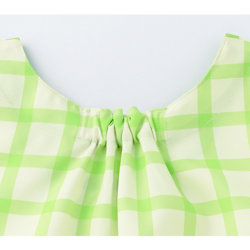 すてきな先生vol.102|わたしのワンピースチェックエプロン ナチュラル