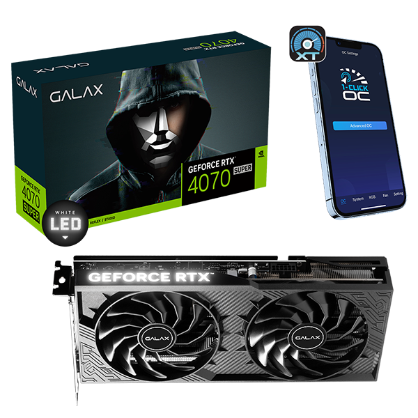 GeForce RTX™ 4070 SUPER 1-Click OC 2X V2 GALAX