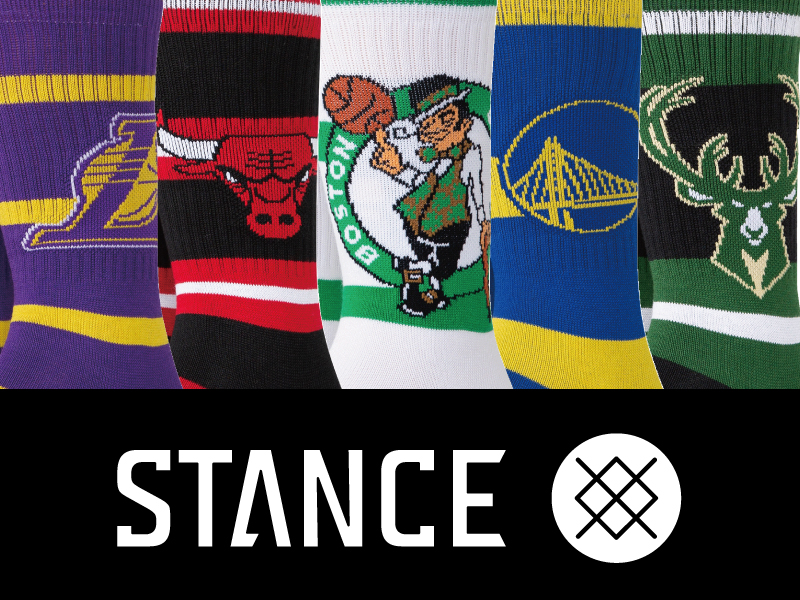 高機能ソックスブランド「STANCE-スタンス-」より、NBAライン新商品が