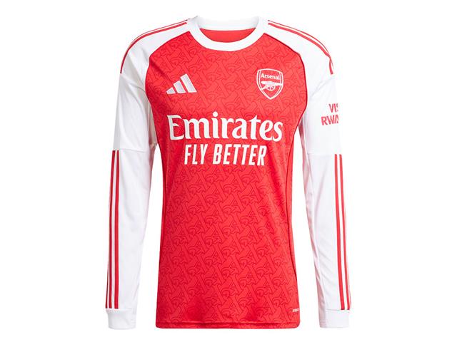 adidas アーセナル 25/26 ホーム 長袖レプリカユニフォーム JI9536