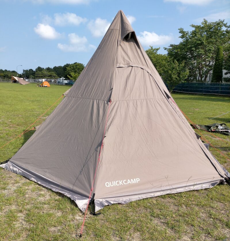 徹底解説】クイックキャンプ ワンポールテントは驚愕のコスパ高！