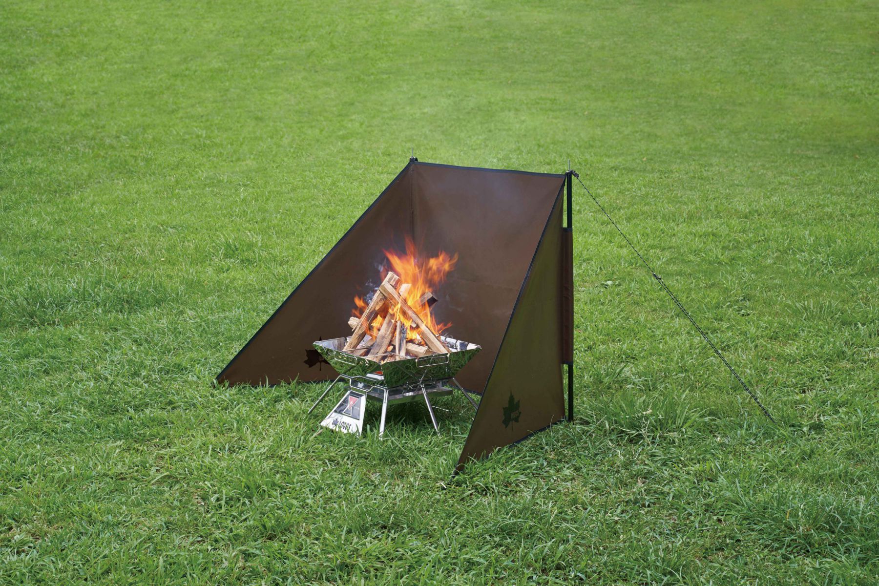 ロゴス「TAKIBI de JINMAKU-BA」をレビュー｜焚き火陣幕！ | がちDE