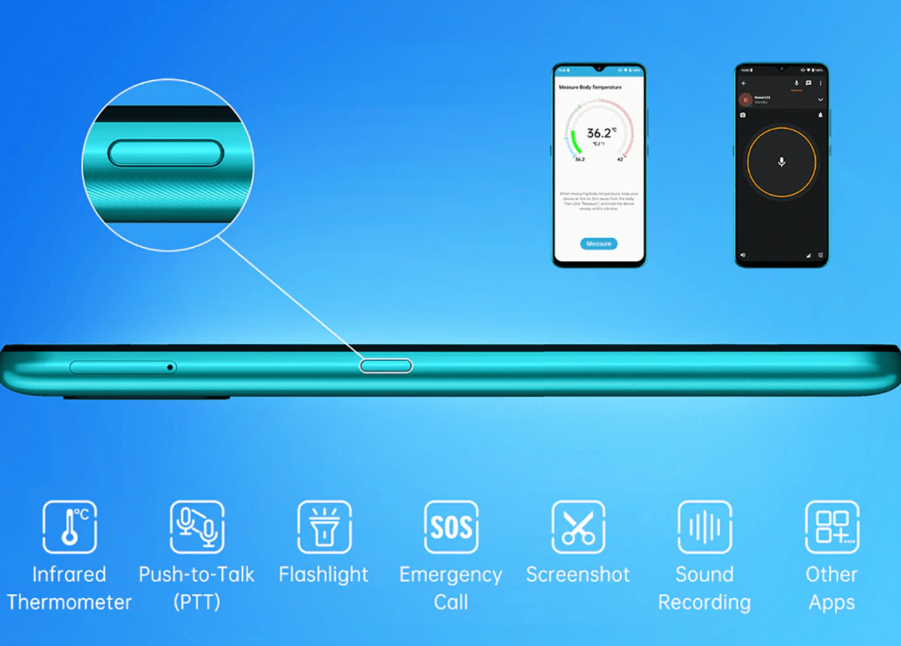 SIMフリー UMIDIGI A7S 32GB スカイブルー 電池良好 UMIDIGI A7S