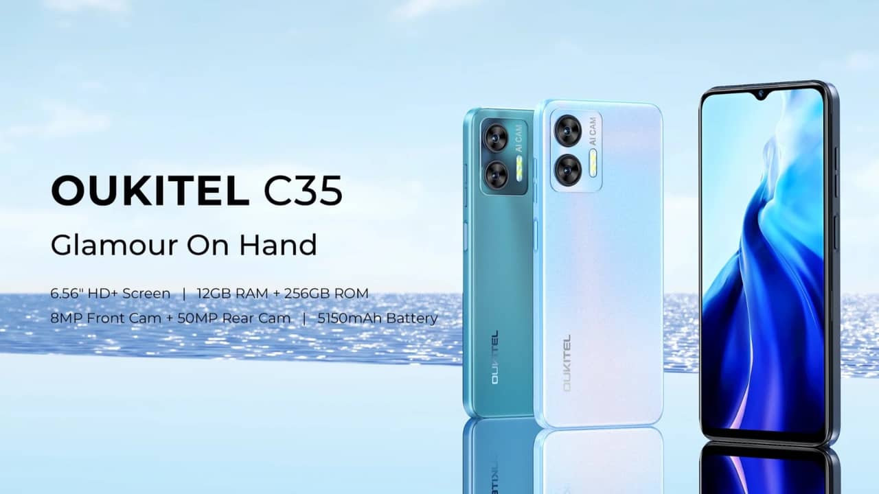 OUKITEL C35のスペック・対応バンドまとめ！UNISOC T616搭載、6.56型