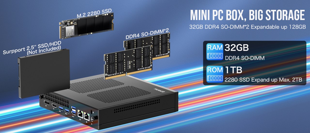 GMK NucBox M4のスペックまとめ！Core i9-11900H搭載のハイスペックな