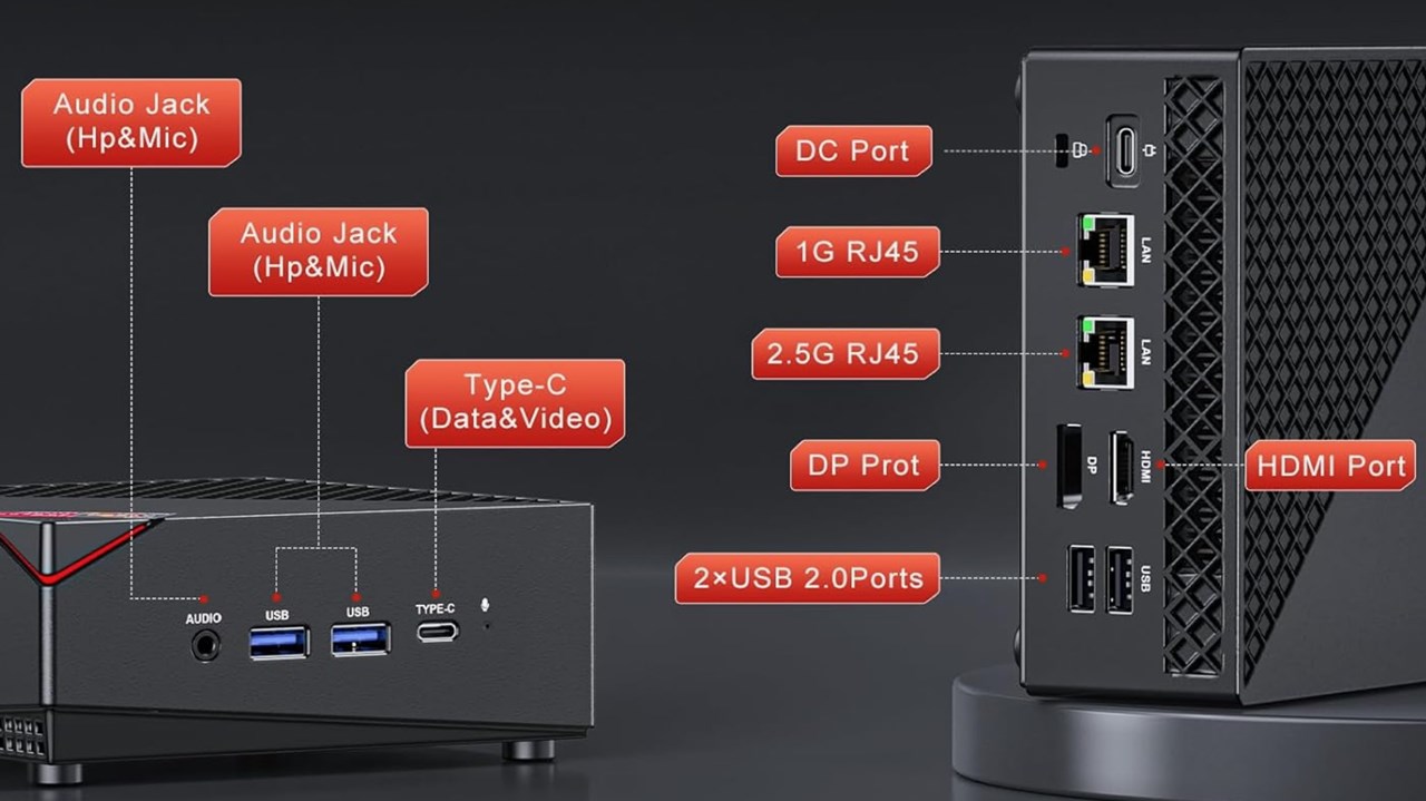 35,619円でRyzen 7 5700U搭載ミニPC「NiPoGi AM06Pro 5700Uモデル」が