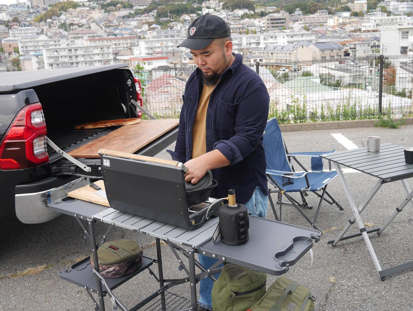 アメリカンなスタイルのキャンプキッチン！ | 神戸市西区のキャンプ