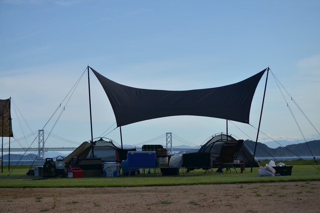 最強のタープ! あのマックワンが着弾してます! | 神戸市西区のキャンプ