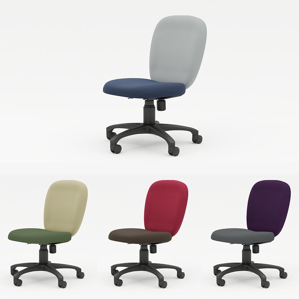 NEXIS/ネクシス61 C01 肘無し バイカラータイプ (オフィスチェア 在宅