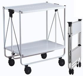 ドイツ LEIFHEIT/ライフハイト サイドカー 折りたたみワゴン ラック