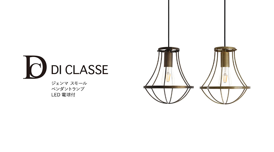 DI CLASSE ジェンマスモール ペンダントランプ LED電球付 (ディ