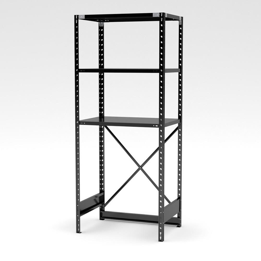 抗菌ABラック 下段開放タイプ 幅88.7×奥行61.2×高さ180cm (スチール