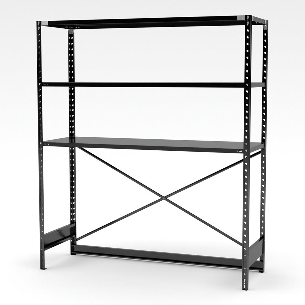 抗菌ABラック 下段開放タイプ 幅181.2×奥行61.2×高さ180cm (スチール