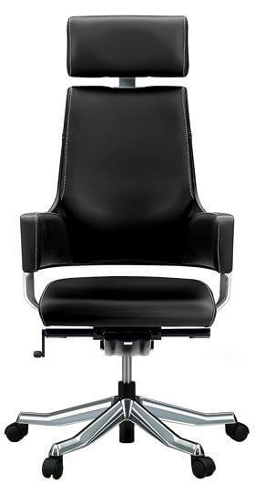 オフィスチェア DELPHI/デルフィ パソコンチェア ハイバック 総革張り