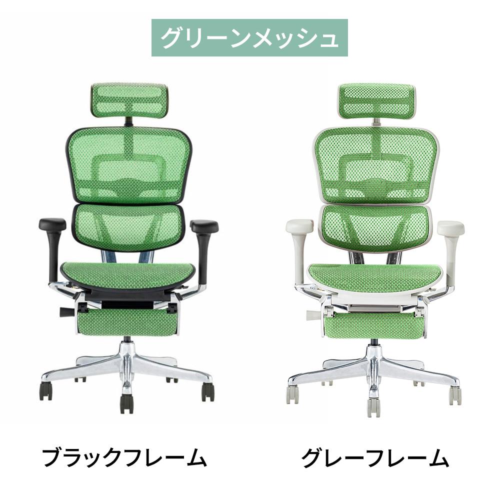 Ergohuman エルゴヒューマン pro2 ハイタイプ ヘッドレスト/オットマン