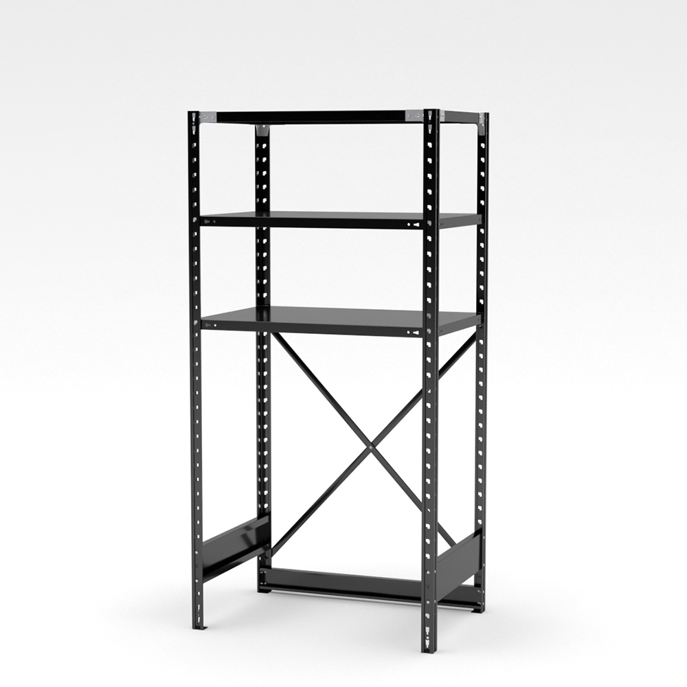 抗菌ABラック 下段開放タイプ 幅88.7×奥行61.2×高さ180cm (スチール