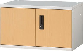 収納家具 スチール製書庫 収納庫 両開き保管庫 上置き用 W70xD45xH40cm