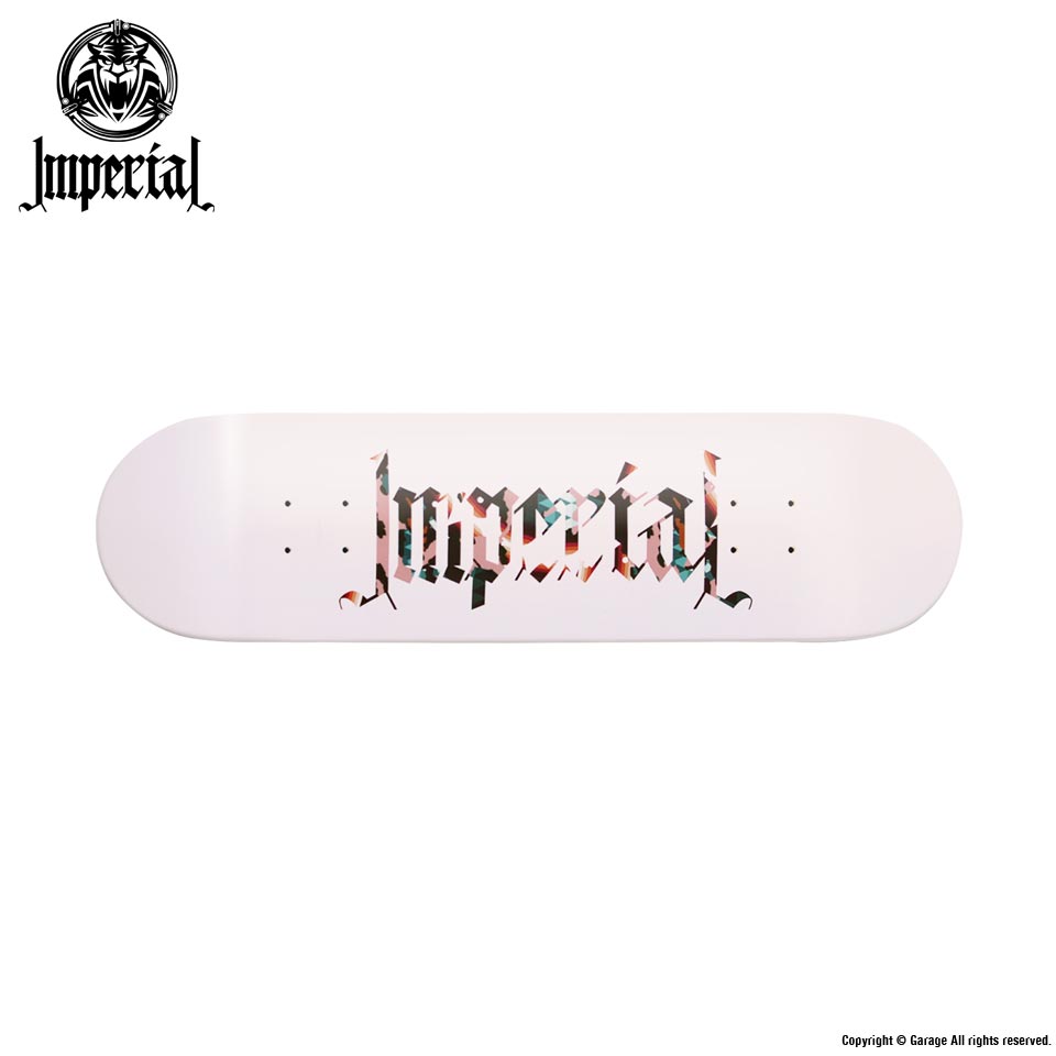 IMPERIAL HOLHY 和柄迷彩ロゴ KIDS 7.375 x 30.625 DEEP CONCAVE