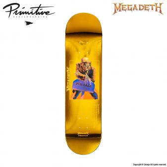PRIMITIVE x MEGADETH PEACE SELLS 8.125 x 31.75 スケートボード
