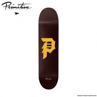 PRIMITIVE DIRTY P CORE BROWN / PADRES YELLOW 8.0 x 31.5 スケート