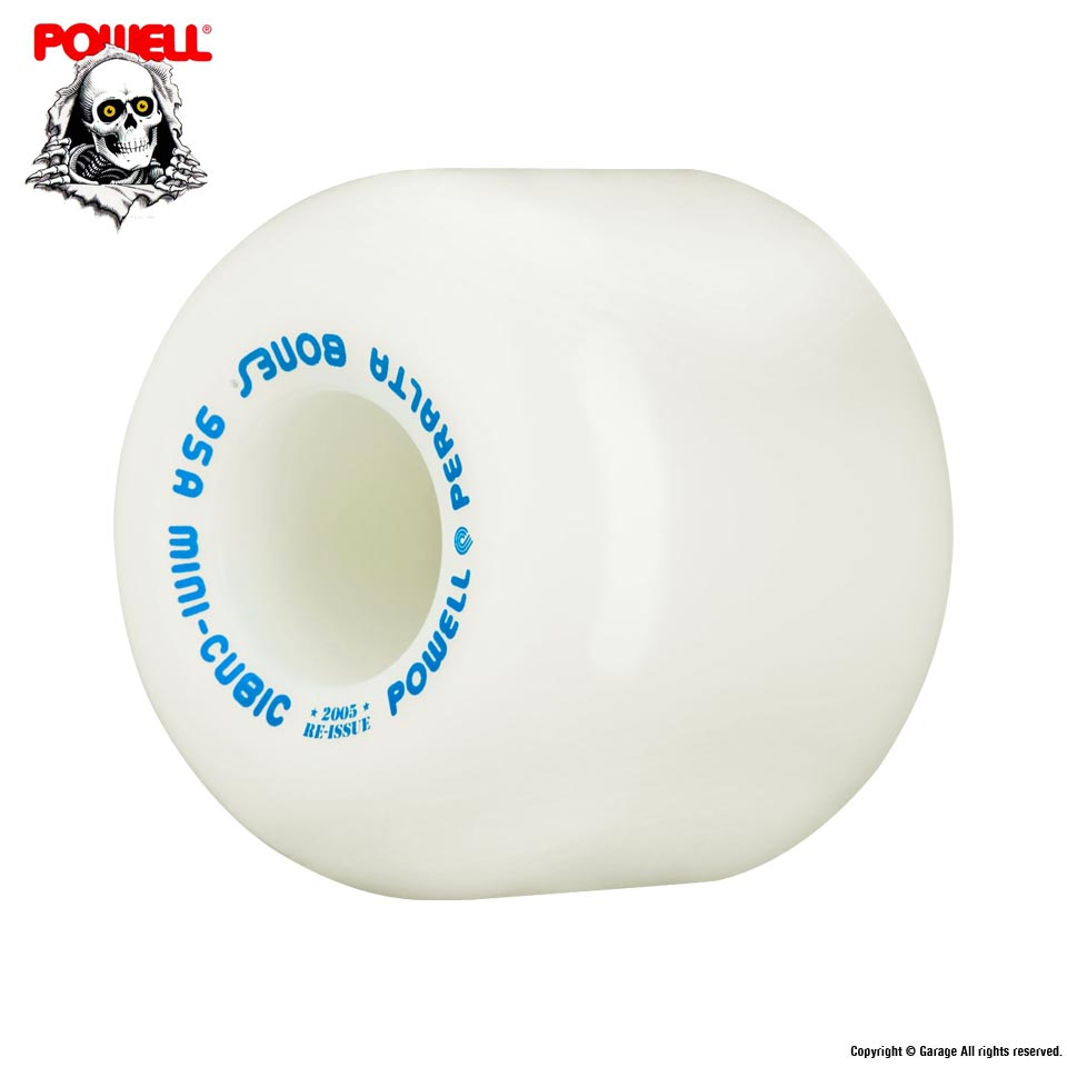 POWELL PERALTA MINI CUBICS WHITE 95A 64mm スケートボード(スケボー