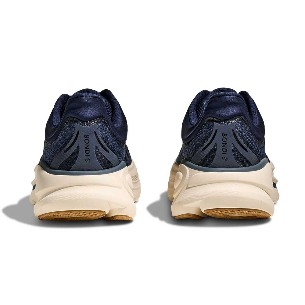 Men's Bondi 9 Running Shoe - Midnight Blue/Varsity Navy - Regular