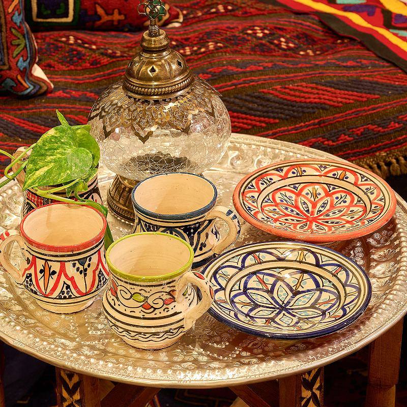 モロッコティーテーブル 折りたたみ式サイドテーブル｜マライカ公式通販