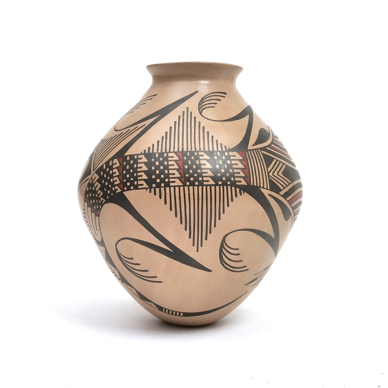 マタ・オルティス陶器 トカゲ 壺｜マライカ公式通販