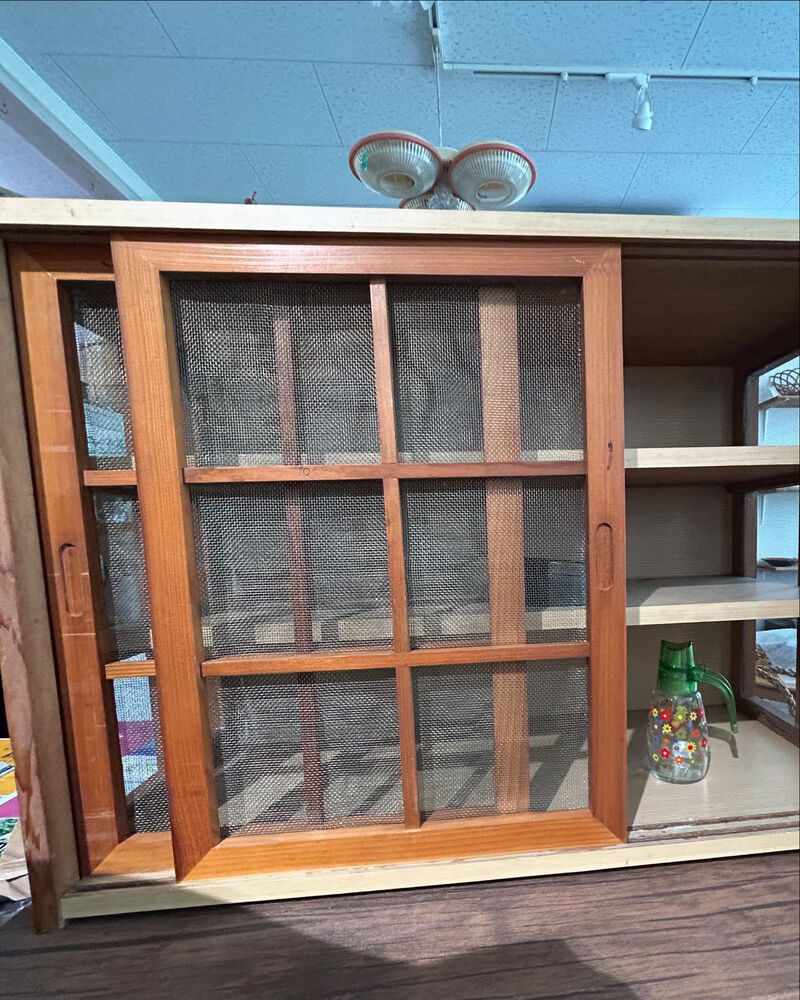 昭和の家具 蝿帳収納棚です | ブログ | 神奈川の観葉植物ならTAMAYURA
