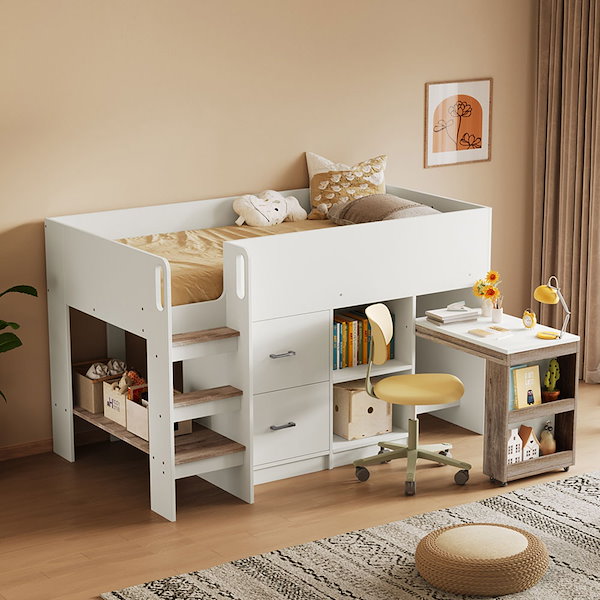 Qoo10] 【国内即日発送】システムベッド ロフトベ