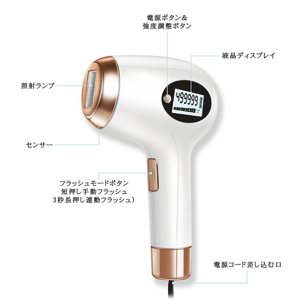 Qoo10] 脱毛器 永久脱毛 IPL光脱毛器 顔 家