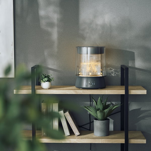 Qoo10] QUADS ガラススチーム加湿器 GLASS グラス