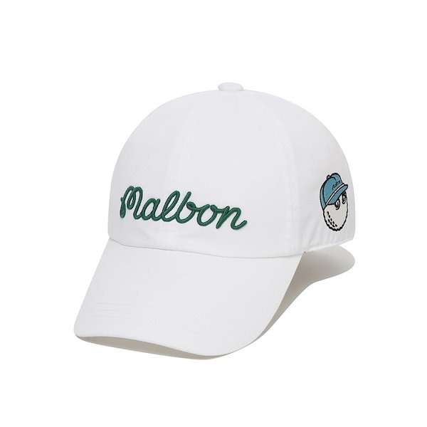 Qoo10] MALBON GOLF マルボンスクリプトボールキャップ WHI