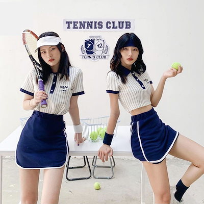Qoo10] 2点セット！テニスウェア Tシャツ テニ : レディース服