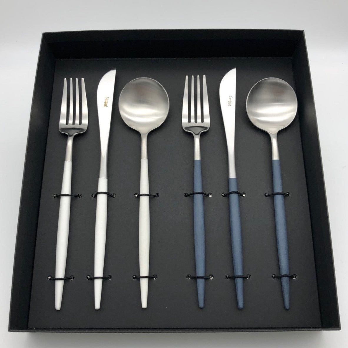 クチポール GOA（ゴア）/ブラウン・ホワイトシルバー/6本セット/ギフト