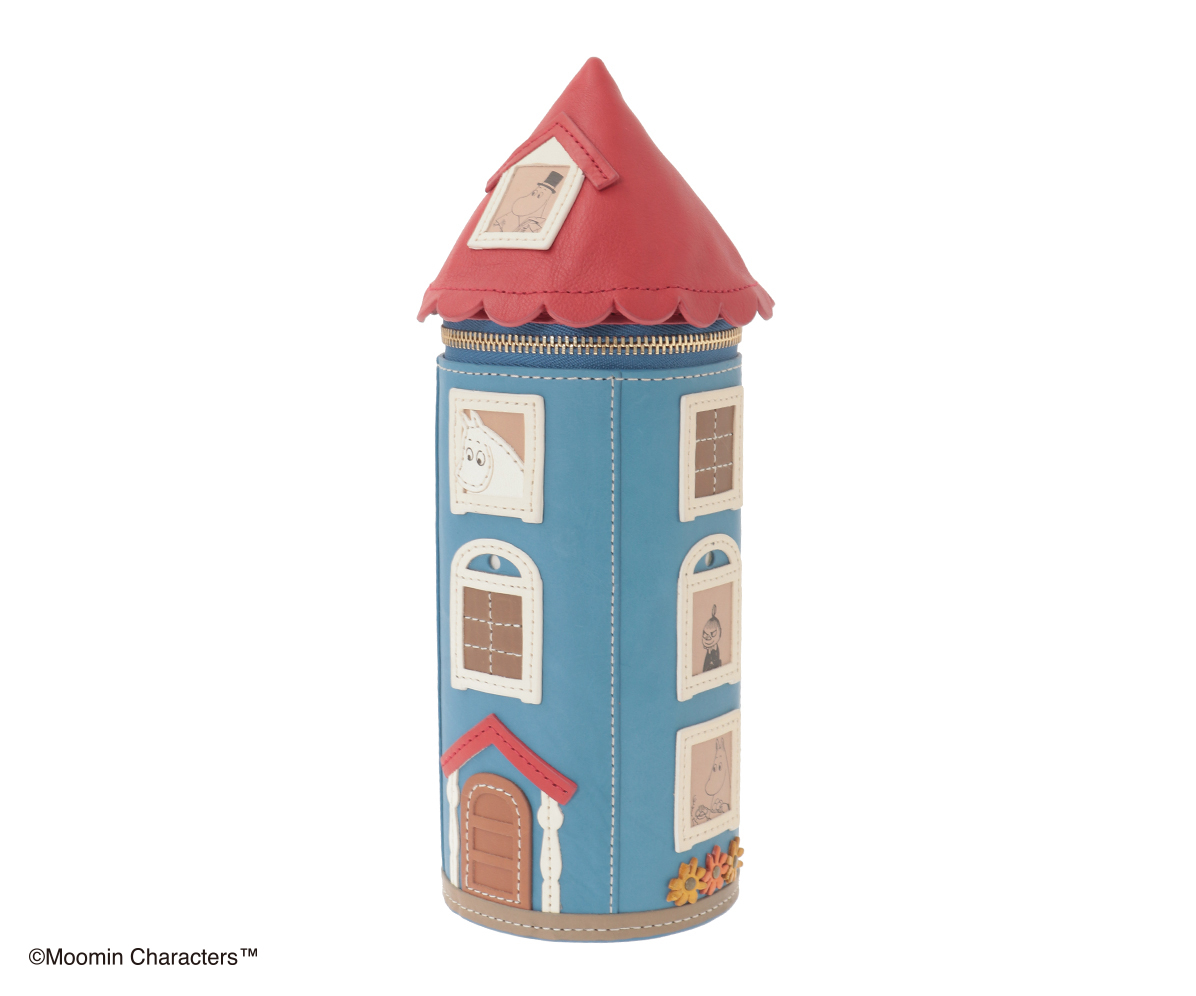 MOOMIN collection ペンケース「ムーミンやしき」｜商品一覧 | 革財布