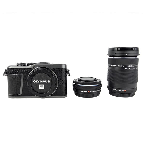 オリンパス ミラーレス一眼カメラ PEN E-PL10 EZ ブラック レンズ