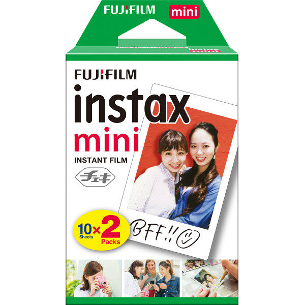 販売商品】フジフイルム チェキ用フィルム instax mini(10枚入×2パック